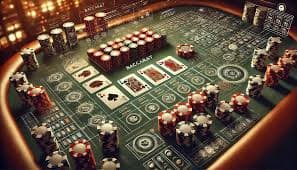 Tampilan aplikasi mobile lapak7d dengan meja dealer langsung blackjack dan menu sportsbook
